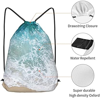 Gratstring Gym ранец за мажи жени плажа морска вода вода лесна жица торба вреќа за вежбање торба за вежбање за училишно патување