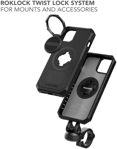 Rokform - iPhone 14 Dual Magnet & Magsafe Компатибилен солиден случај + Pro Series Bike Poness Mount