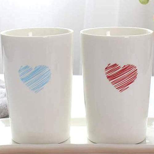 Topbathy Cafe Chign Tumbler уста за миење садови преносни керамика практични парови четкање чаша заби четкање чаши за пиење за дома