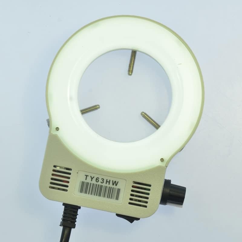 Комплет за додатоци за микроскоп 20 LED LED прилагодлива прстен светлина Тринокуларна стерео микроскопи Илуминаторна ламба за