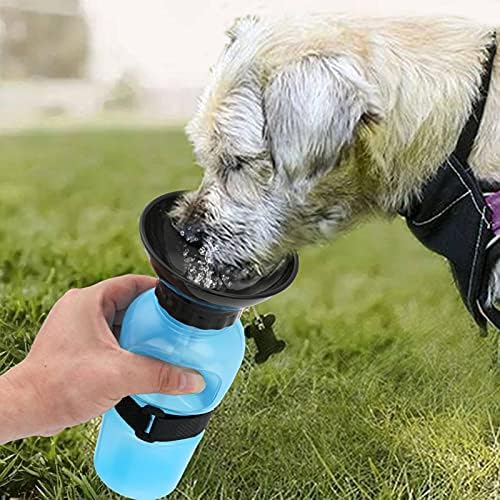 NA 500ml миленичиња куче стискаш вода шише вода за пиење мачка хранење сад отворено патување преносни миленичиња материјали хранење сад