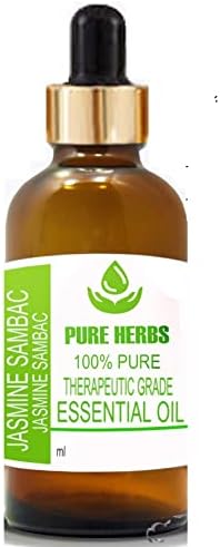 Чисти билки Јасмин Самбак чисто и природно есенцијално масло со капки со капнување 15 ml