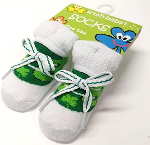 Бебе зелено/бело новороденче чизми за шамари