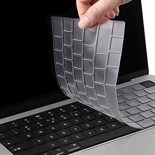 Batianda компатибилен со новиот MacBook Air 13,6 инчи кутија 2022 m2 чип модел A2681, тврда обвивка за тастатура, кристално чиста