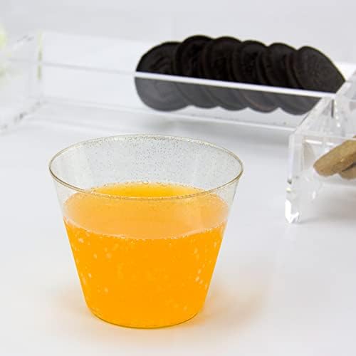 Cvmorze Clear Cracker Serving Tray, транспарентен фиока за прикажување на макарон, држач за правоаголен крекер за сервирање