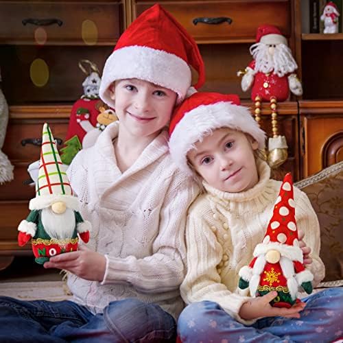 Wememorn Божиќни украси за украси од 2, рачно изработени шведски тоте