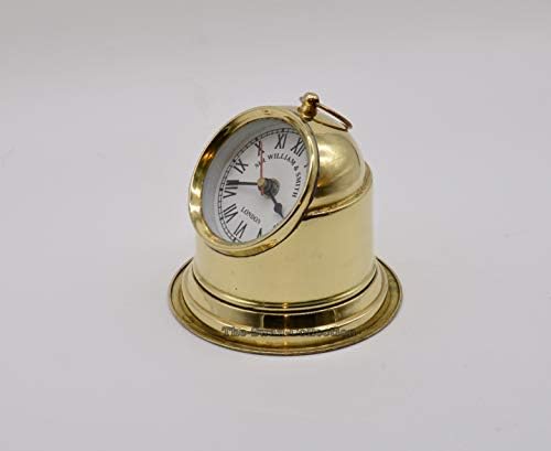 На-Лебед-Колекција THESWAN Гроздобер Наутички Месинг часовник/СЕР вилијам &засилувач; Смит Маса Врвот Декор Часовник