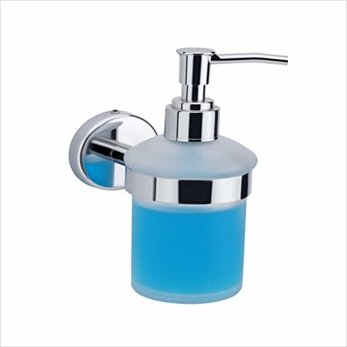 Лесен Home Обезбедете AISI 304 Stand од не'рѓосувачки челик и стаклен сапун диспензерот за бања и миење на бањата со течен сапун за