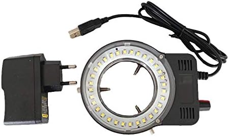 JF-XUAN 110-220V 48pcs LED USB Излез Прилагодлив Прстен Светло Илуминатор Светилка За Индустриски Стерео Микроскоп Индустриски Камера