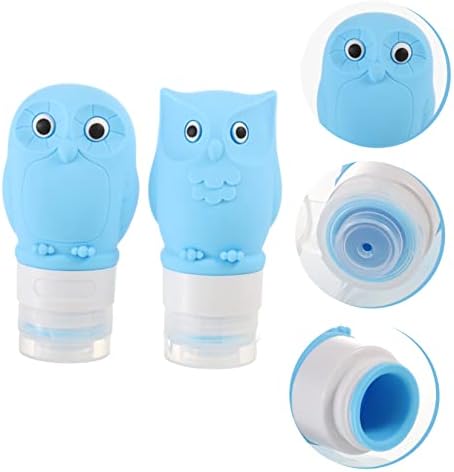 Alipis 2 парчиња искривувачки диспензери цевка BPA контејнер бесплатни течности за тело козметика ml преносен мини шампон миење празни