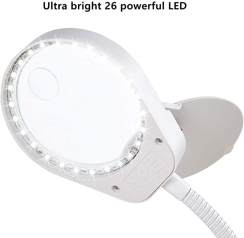Повеќенаменски Лупа 3X 10x Клип НА USB Лупа, Осветлен Лупа Со Двојно Зголемување, Лупа СО LED Светла