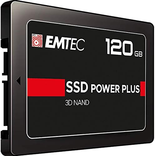 EMTEC 120 GB X150 POWER PLUS 3D NAND 2.5 ”SATA III Внатрешен погон на цврста состојба ECSSD120GX150