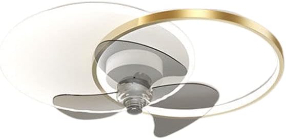 Декоративни декоративни LED тавански ламби лустер вентилатор вентилатор во спална соба таванот со LED светло и контролни вентилатори на