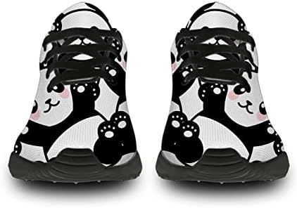 Панда чевли за жени мажи Тенис шетаат чевли за трчање атлетски патики за џогирање на животински чевли подароци за жени мажи
