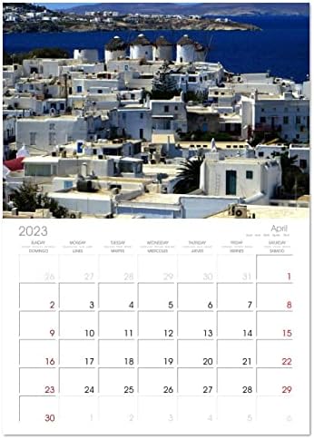 МИКОНОС-Остров На Ветровите), калвендо 2023 месечен календар