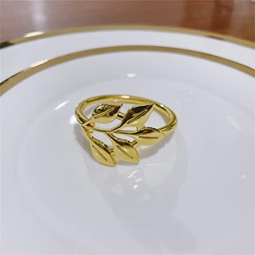 GGRBH салфетка прстенка за салфетка остава салфетка прстен метал прстен хотелски табела