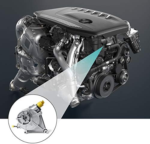 AULINK 11667640279 Brake Booster Vacuum Pump OE Replacement for 2011-2017 BMW 125i 320i 328i 528i xDrive X1 X3 Z4 N20 L4 2.0L