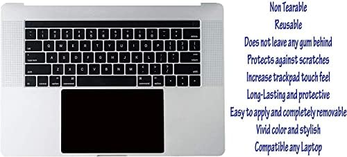 Ecomaholics Premium Trackpad Заштитник За Dell Inspiron 17 7786 2-во-1 17.3 инчен 2-во-1 Лаптоп, Црна Подлога За Допир Капак Анти Гребење Анти