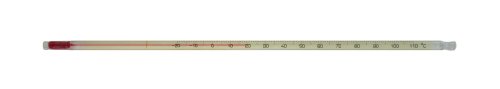 Термо АК601СЦ Безбедносен Капут Прецизен Лабораториски Термометар Исполнет Со Дух, -50 До 50°C Опсег, 1°C Поделба, Вкупно Потопување, Должина