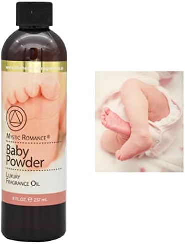 Бебе прашок за миризба на масло од масло, ароматерапија, новороденче миризлива забава за туширање 8oz