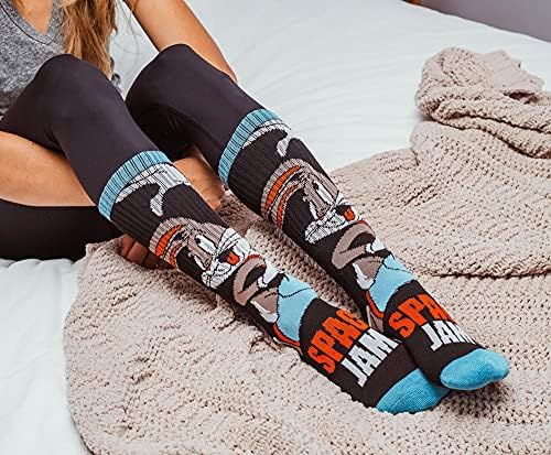 Хипнотички Чорапи Вселенски Џем Унисекс Атлетски Чорапи На Екипажот | 2 Пара | Големина 6-12, Портокалова