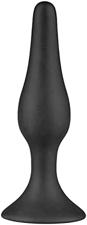EIS Anal Dildo со чаша за вшмукување - анален приклучок, приклучок за задник, конусна форма, флексибилна вратило, силиконски пријателски