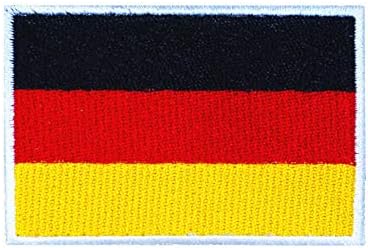 Графички прашина Германија знаме извезено железо на лепенка Апликација за лого на германско знаме