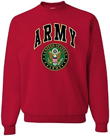 Tee Hunt United Army Army Crew Neck Sweatshirt Army Crest Patricirot