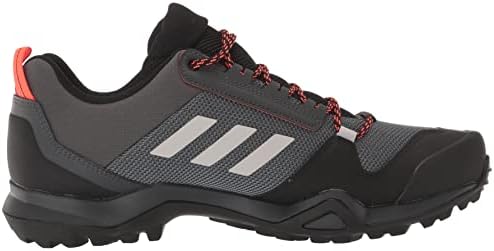 Адидас машки Terrex Ax3 Трага за трчање чевли, цврста сива/сива една/соларна црвена боја, 13