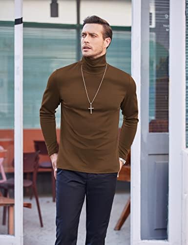 Coofandy Men's Slim Fit Basic Turtleneck T Mirts Casual Pullover џемпери
