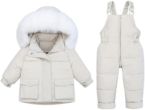 Облека бебе бебе девојчиња момчиња зимски џемпер костум дебел топол качулка цврст патент надолу по палто за девојче култура