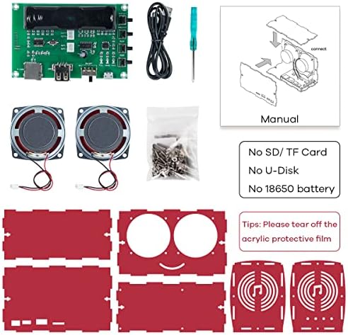 Hosyond DIY Bluetooth Kit Build Build Builds Electronal Sounder Electronic Sound Amplifier Music Player за деца подарок