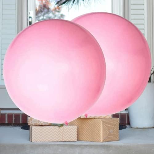 Diwuli розови балони xxl - балони големи, xxl балон 2 компјутери, џиновски балони xxl балон, голем балони гигант балон, балон роденденска свадба