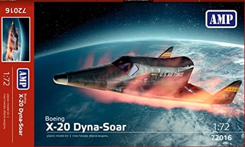 Микро-мир засилувач 72-016-1/72-Boeing X-20 Dina-Soar Scale Plastic Model Aircraft
