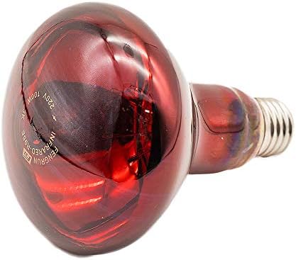 Fengrun Infrared LAMP 120V ~ 150W сијалица за терапија, црвено тврдо стакло, водоотпорна експлозија-докажана за физиотерапија