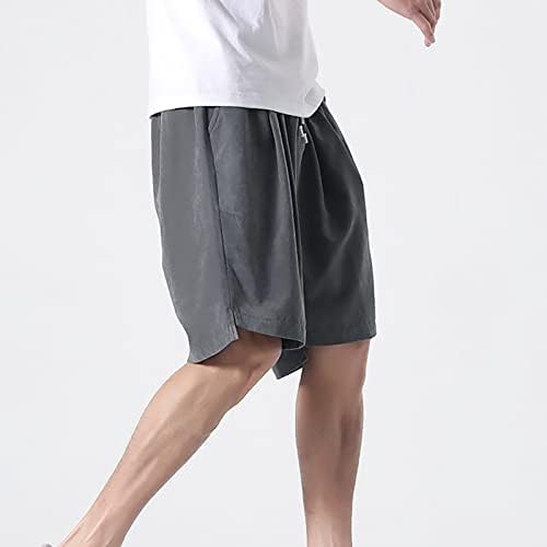 Капри панталони за машки 3/4 салон шорцеви со џебови големи и високи шорцеви со дрес за трчање тренинг за обука за кошарка дома