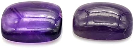 Единствени скапоцени камења AAA 26,45 карати Природно африканско аметист Долг перница Кабохон заздравувачки скапоцен камен 2 парчиња многу лабави