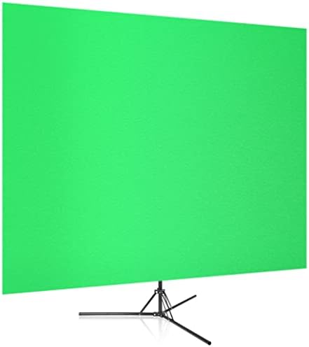 Заднината на зелениот екран DSFEOIGY 150x200m со штанд 4: 3 формат хоризонтален/вертикален режим отпорна на брчки ткаенина за видеа