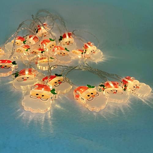 LED Божиќни низа светла Дедо Мраз Дедо Мраз Снежан е новогодишна ламба за атмосфера)