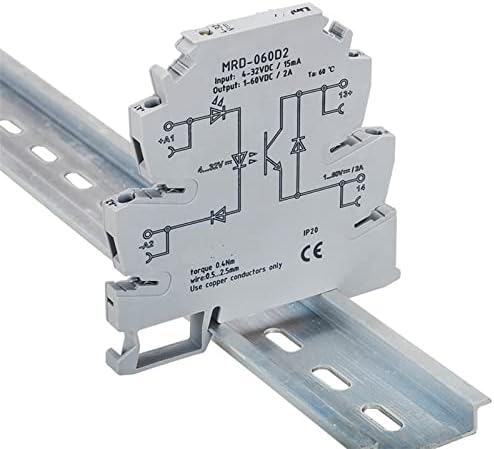 Пикис Интегрирана тенка цврста состојба реле DC до DC влез 4-32VDC излез 1-60VDC PLC PLOCMABLABLABLABALABALABALOBLABLE напон на модулот за напон