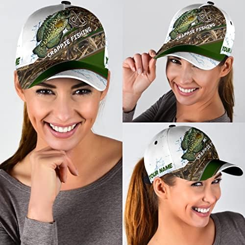 Персонализирана капа за бејзбол капа, обичај 3Д печатено риболов капа за бејзбол, подароци за капа за мажи, жени, роденден