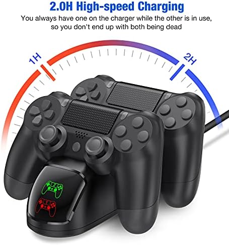 Ps4 Контролер Полнач Приклучок Станица, PS4 Контролер Полнач Станица За Playstation 4 Контролер, PS4 Далечинско Полнење Станица Со Брзо