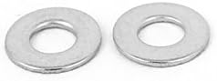 Aexit 100 парчиња сребрени мијалници тон 316 рамен мијалник од не'рѓосувачки челик 5 за завртки за завртки за рамни мијалници