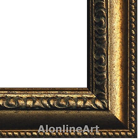 АЛОНЛИНСКИ АРТ - ИРИСИ од Клод Моне | Златна врамена слика отпечатена на памучно платно, прикачена на таблата со пена | Подготвени
