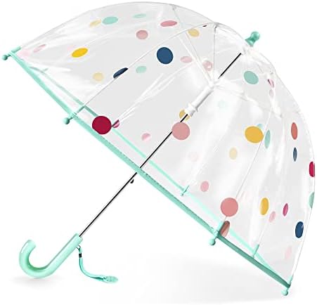 Рониир деца чисти чадори за меурчиња за дождовни купола ветроупорен чадор за деца девојчиња и момчиња