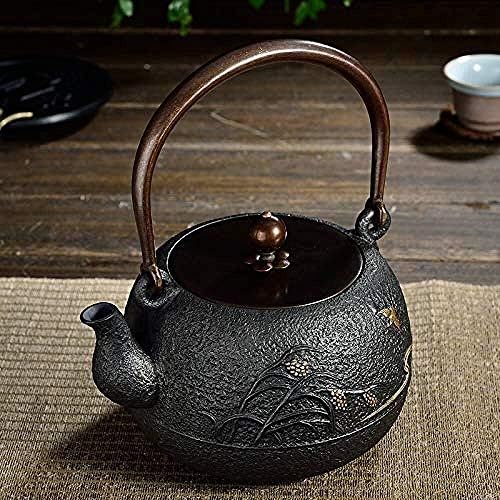 Y-lkun чај поставува садови со чај леано железо чај со чај од чај, старо железо тенџере, неоткриен леано железо чајник, јужно старо железо