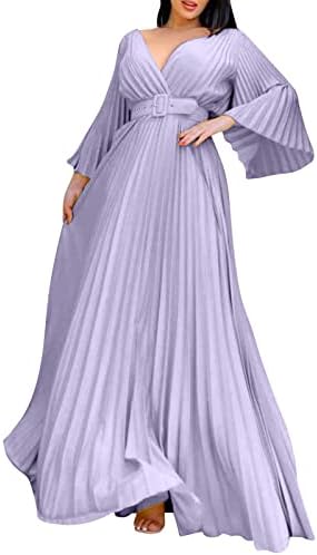 Maxенски краток ракав макси фустан, женски висок врат, разделен каросерија, сирена вечер коктел долг фустан, краток ракав, краток ракав