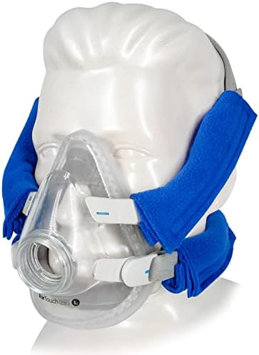 Обвивки за ленти за глава на Resplabs CPAP - целосна перница за маски за маска со лице - 4 пакувања