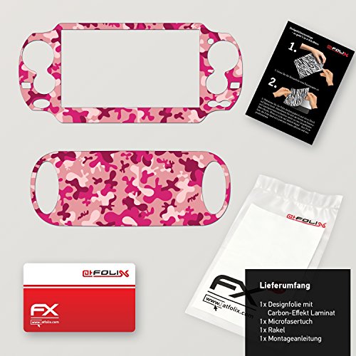 Sony PlayStation Vita Design Skin Pink camuflage налепница за PlayStation vita