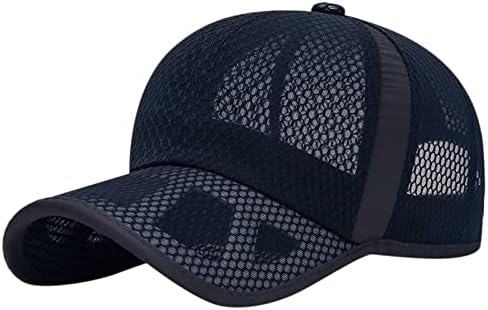 Мажите и жените летни спортски капачиња прилагодлива голф бејзбол капа со низок профил за заштита